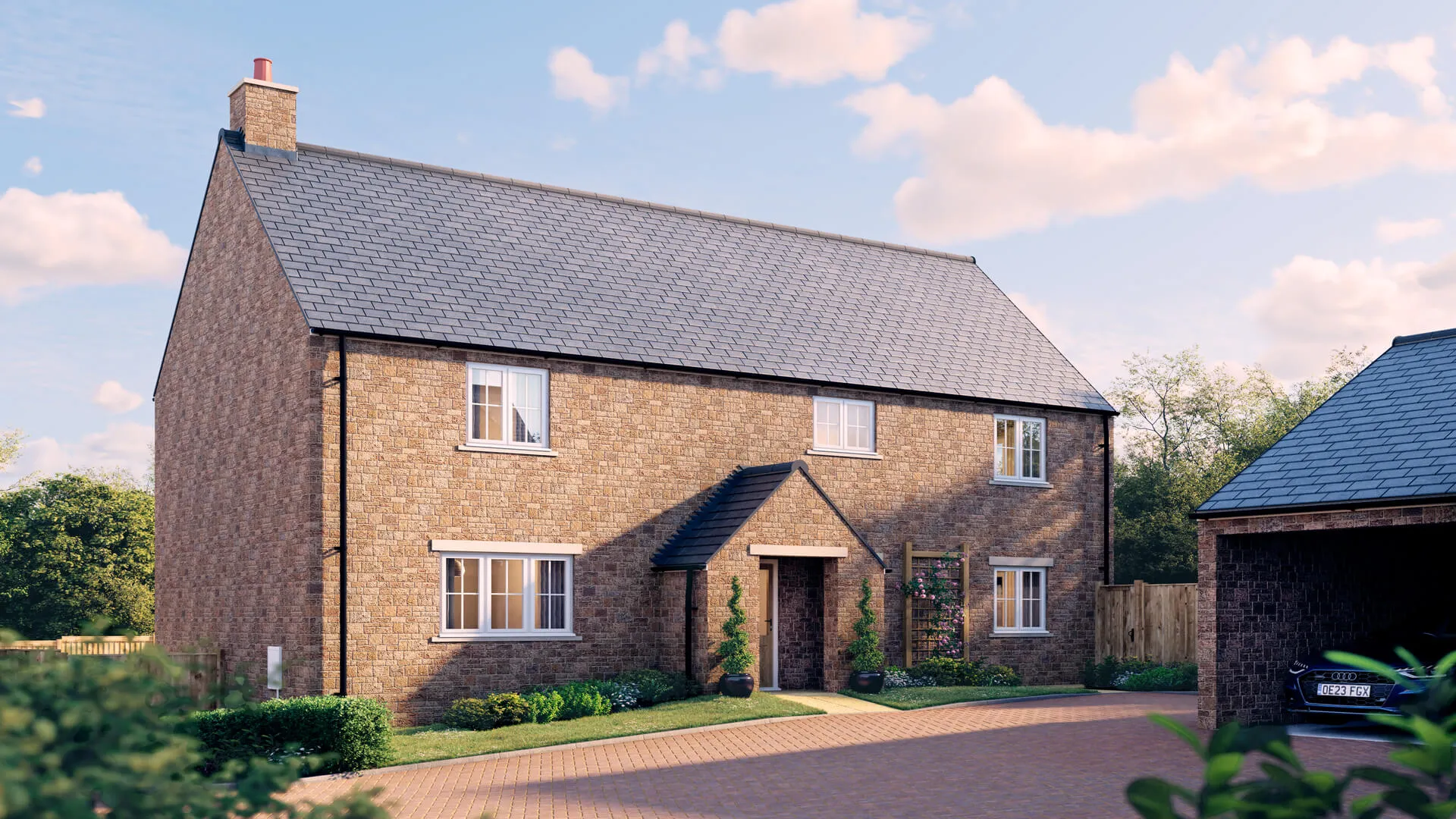 Clementine gardens new build development in charlbury oxfordshire