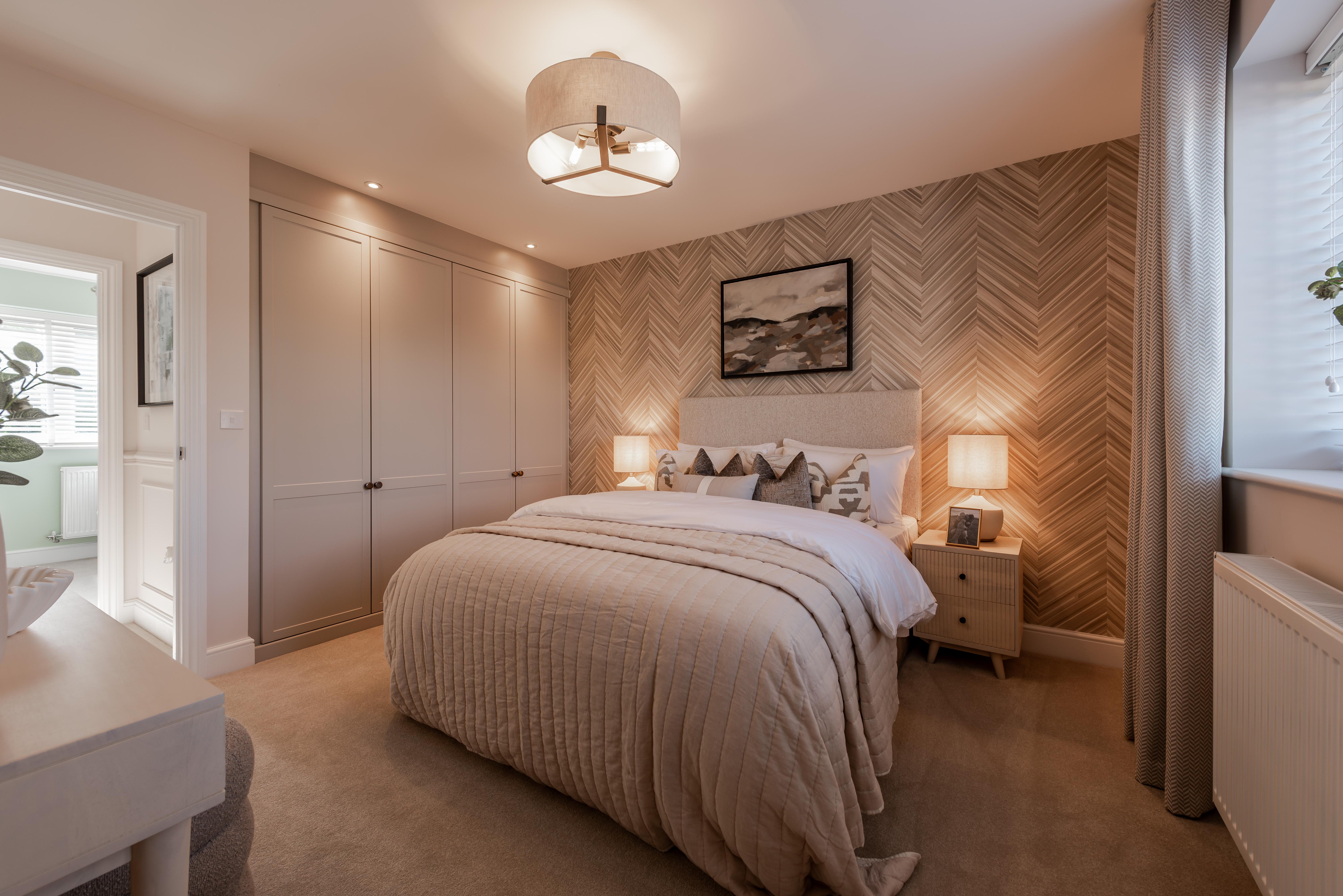 Double contemporary bedroom in 4 bedroom detached home in Hook Norton