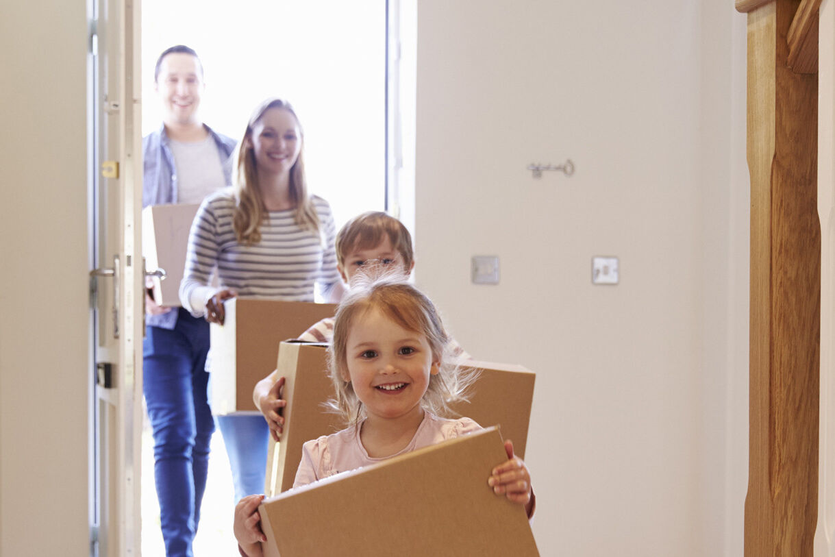 Family moving home